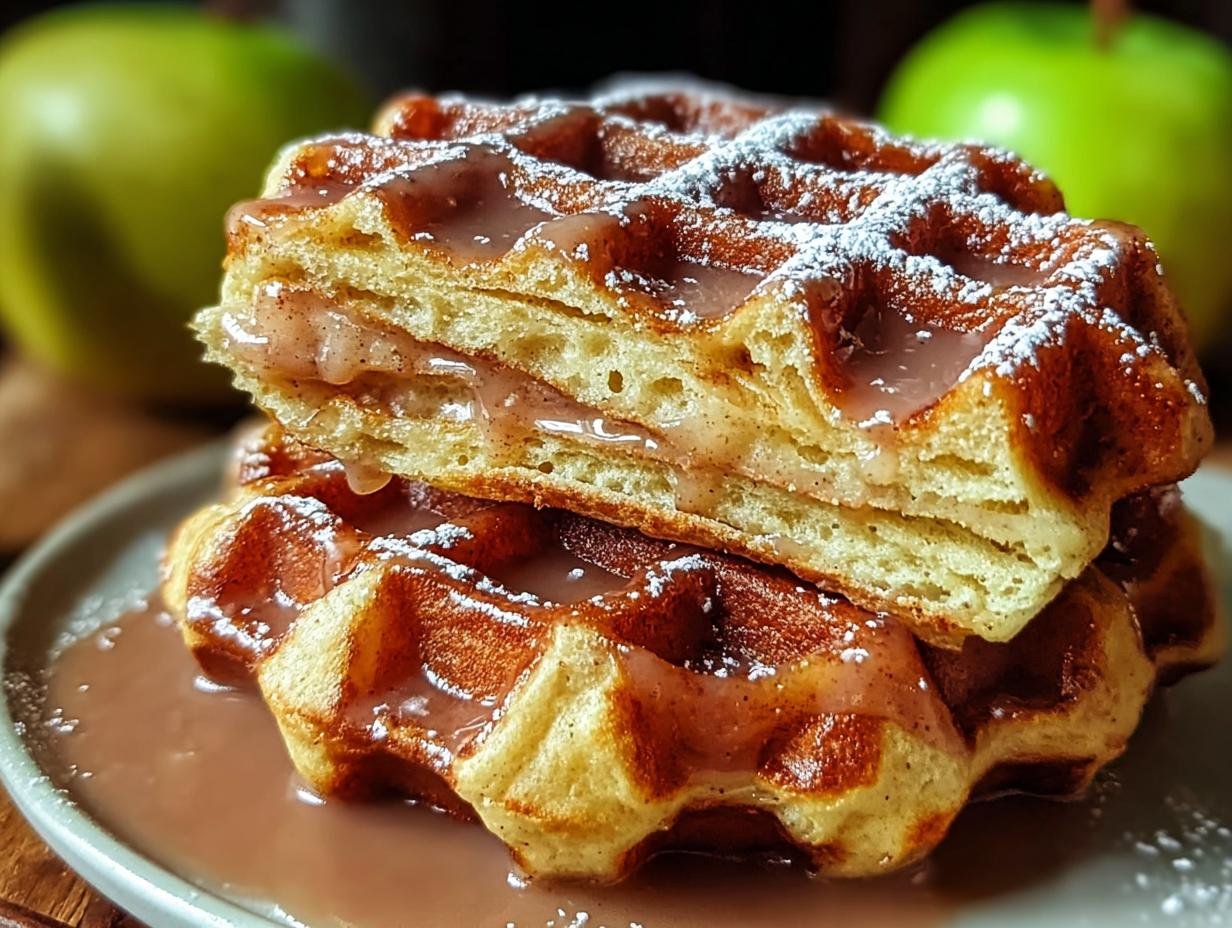 Amazing Apple Fritter Waffle Donuts You'll Adore 3 Amazing Apple Fritter Waffle Donuts You'll Adore - Apple Fritter Waffle Donuts - additional detail