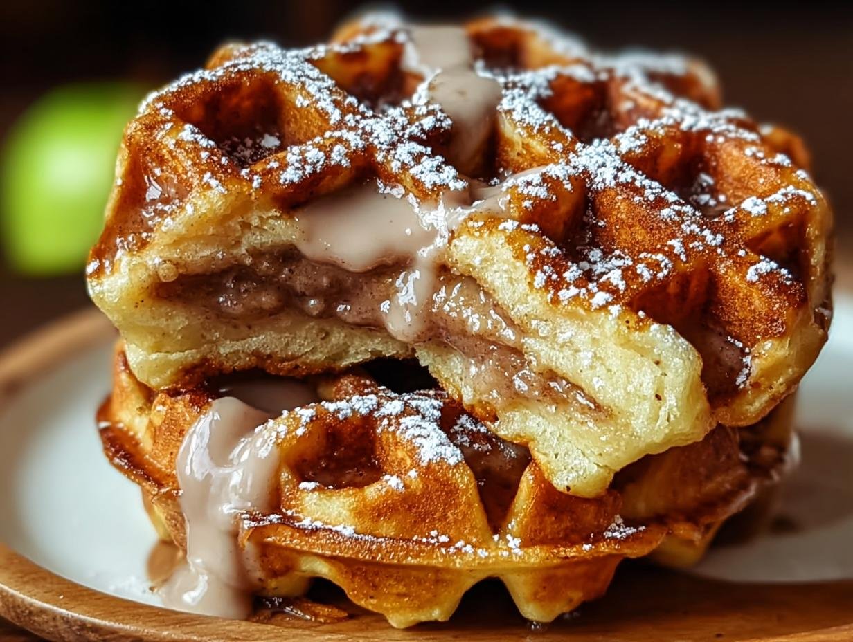 Amazing Apple Fritter Waffle Donuts You'll Adore 1 Apple Fritter Waffle Donuts