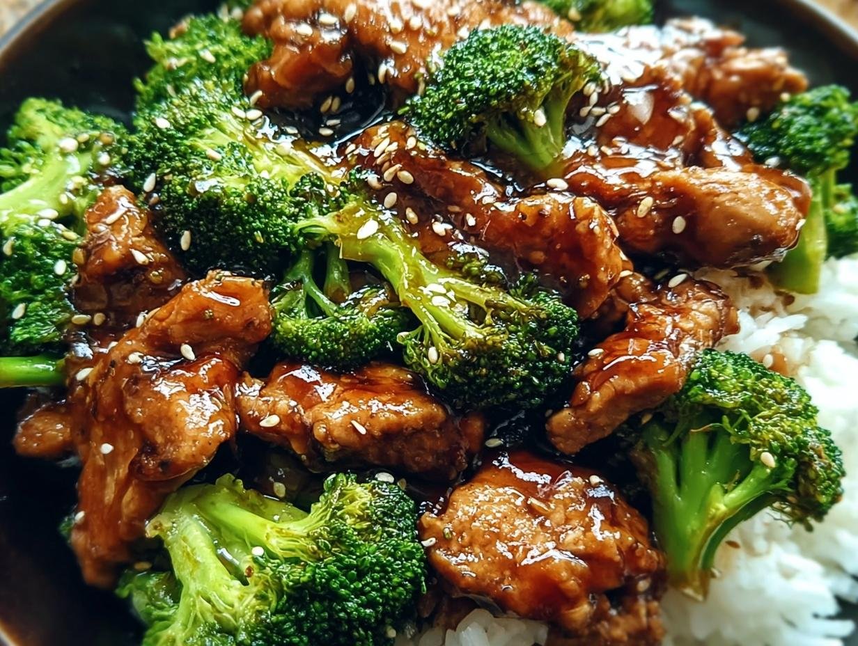 Chicken Broccoli: 1 Incredible Fast Dinner 3 Chicken Broccoli Incredible Essential - Close-up of the savory sauce coating chicken and broccoli