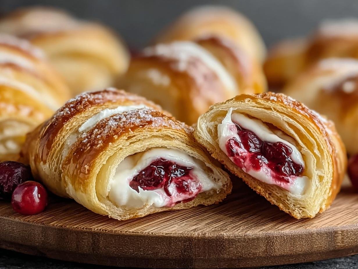 Cranberry Cream Cheese Crescent