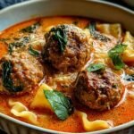 Creamy Italian Meatball Soup
