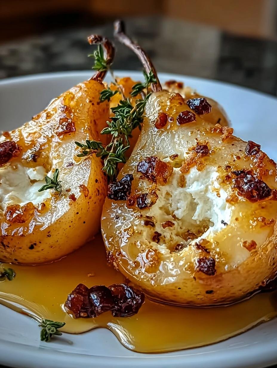 Baked Pears Feta Honey: Pure Magic Appetizer 2 Baked Pears Feta Honey: Pure Magic Appetizer - Baked Pears Feta Honey - main visual representation