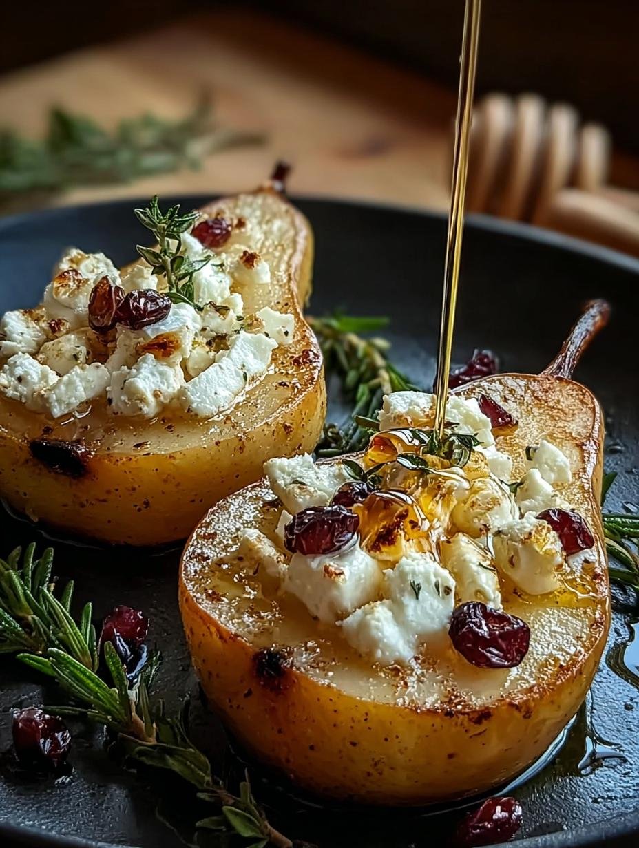 Baked Pears Feta Honey: Pure Magic Appetizer 1 Baked Pears Feta Honey