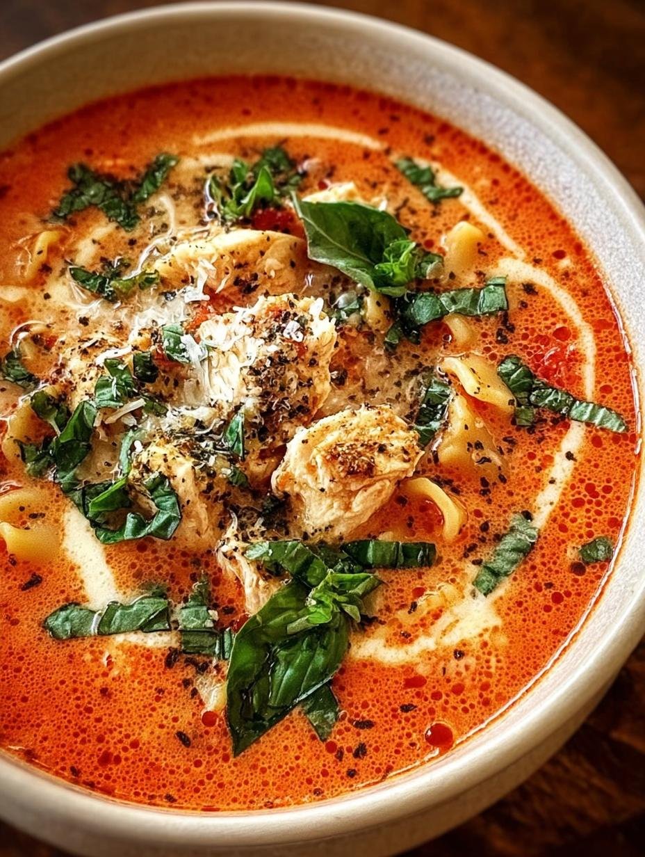 Amazing Chicken Parmesan Soup: 1 Hug in a Bowl - Chicken Parmesan Soup Incredible - additional detail
