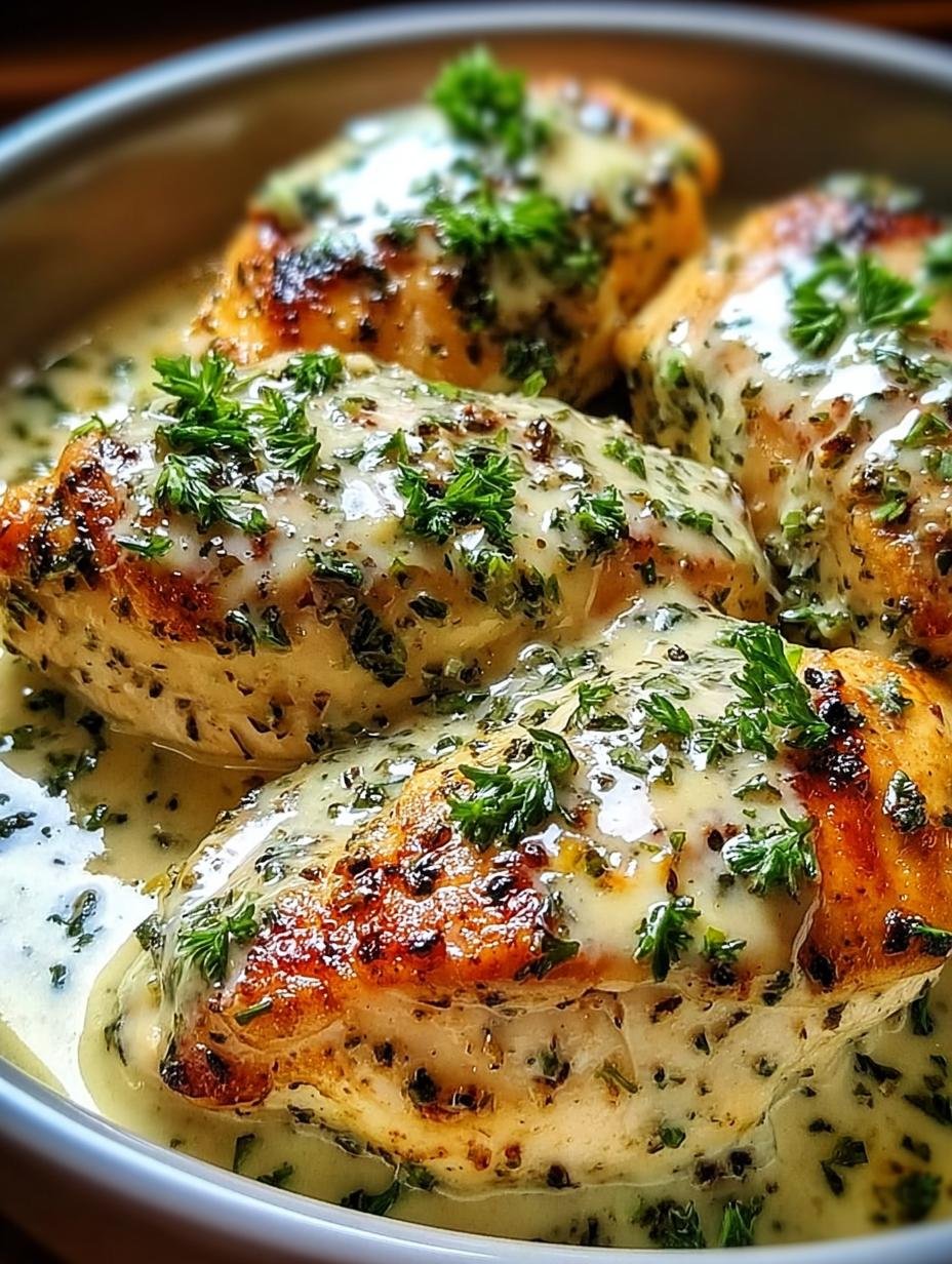 Creamy Garlic Herb Chicken: 35 Min Comfort Meal 1 Creamy Garlic Herb Chicken