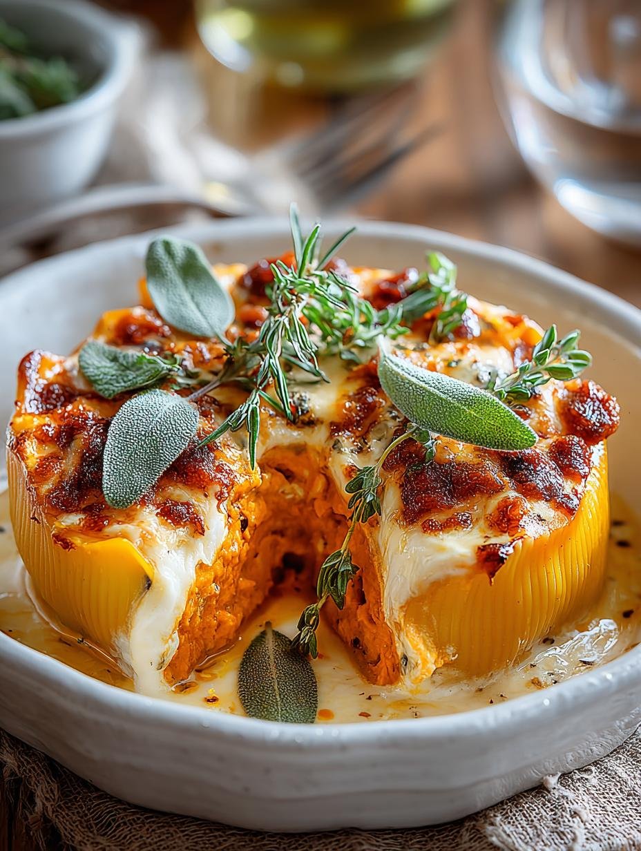 Irresistibly Creamy Pumpkin Ricotta Stuffed Shells 2 Irresistibly Creamy Pumpkin Ricotta Stuffed Shells - Creamy Pumpkin Ricotta Stuffed - main visual representation