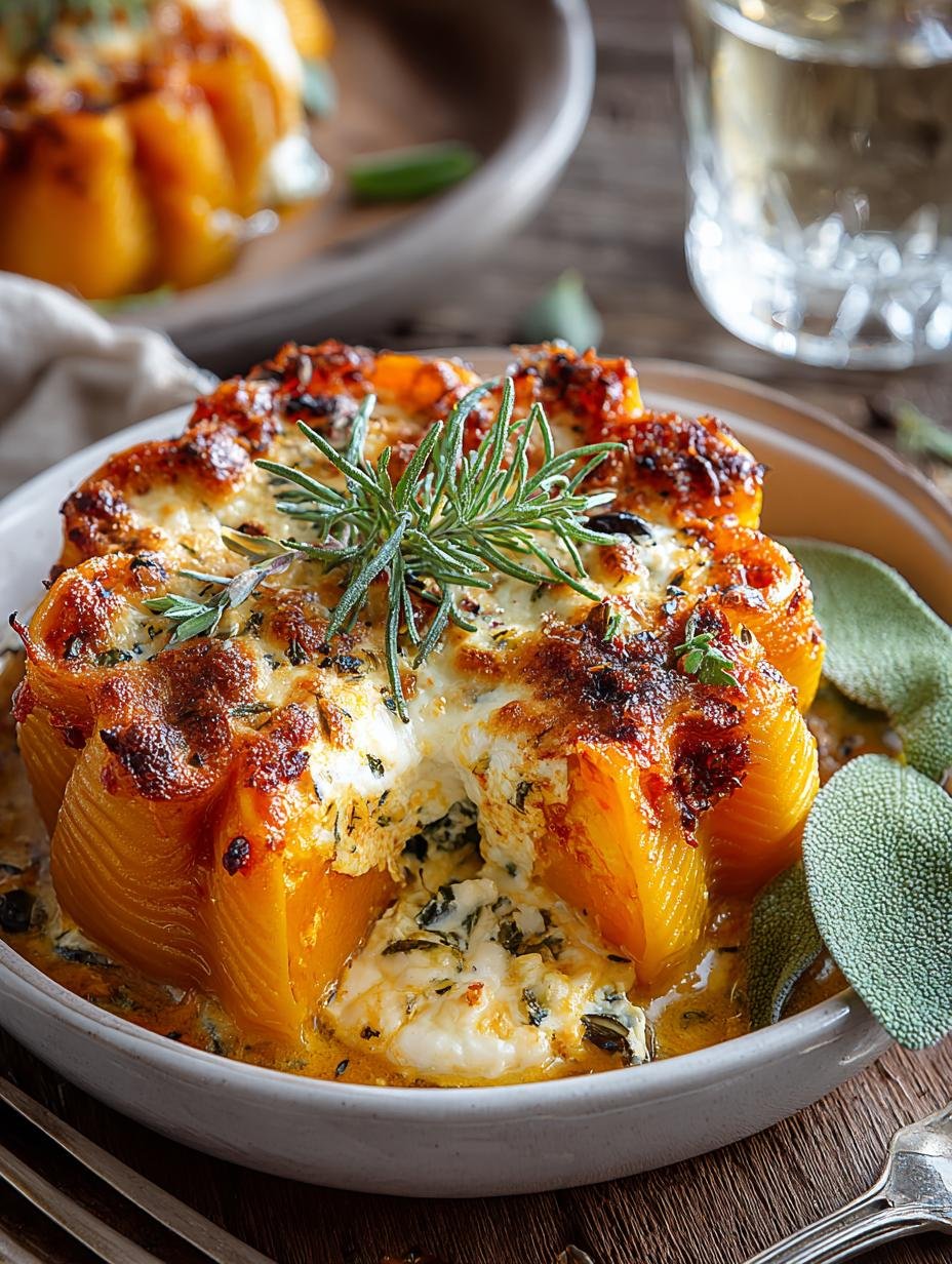 Irresistibly Creamy Pumpkin Ricotta Stuffed Shells 3 Irresistibly Creamy Pumpkin Ricotta Stuffed Shells - Creamy Pumpkin Ricotta Stuffed - additional detail