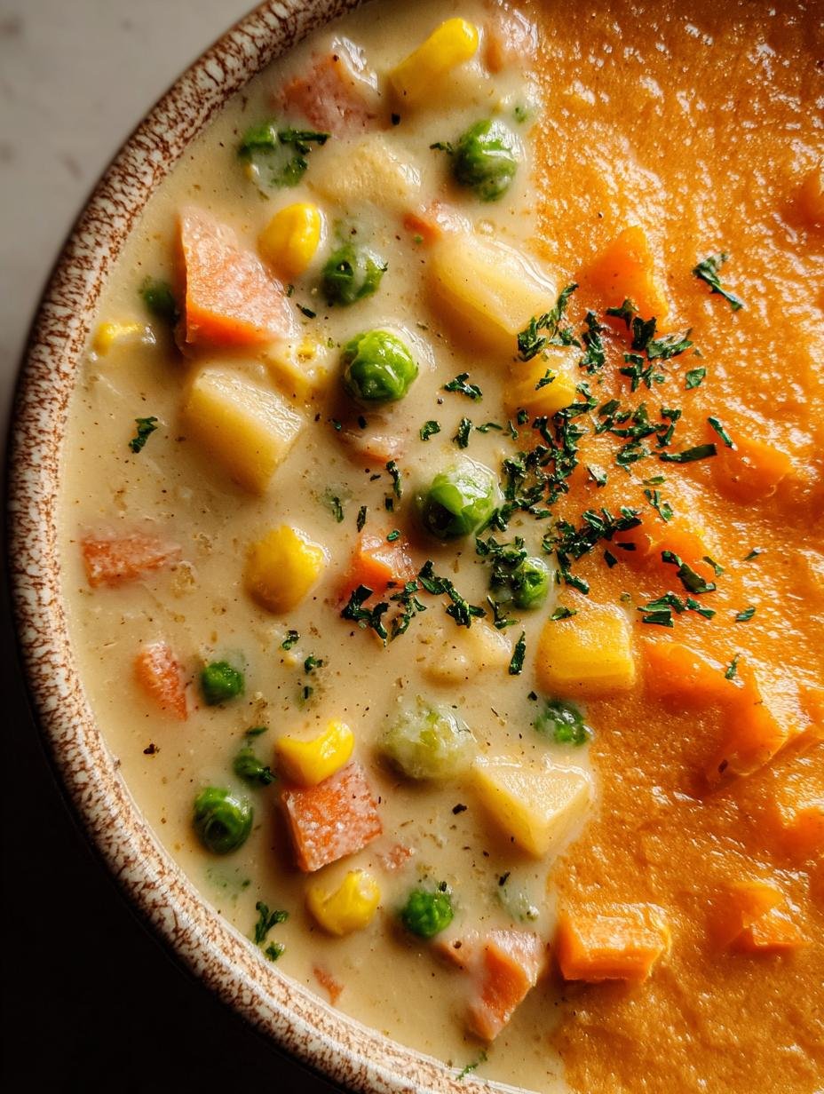 Creamy Vegetable Soup: 1 Amazing Comfort Bowl 2 Creamy Vegetable Soup: 1 Amazing Comfort Bowl - Creamy Vegetable Soup - additional detail