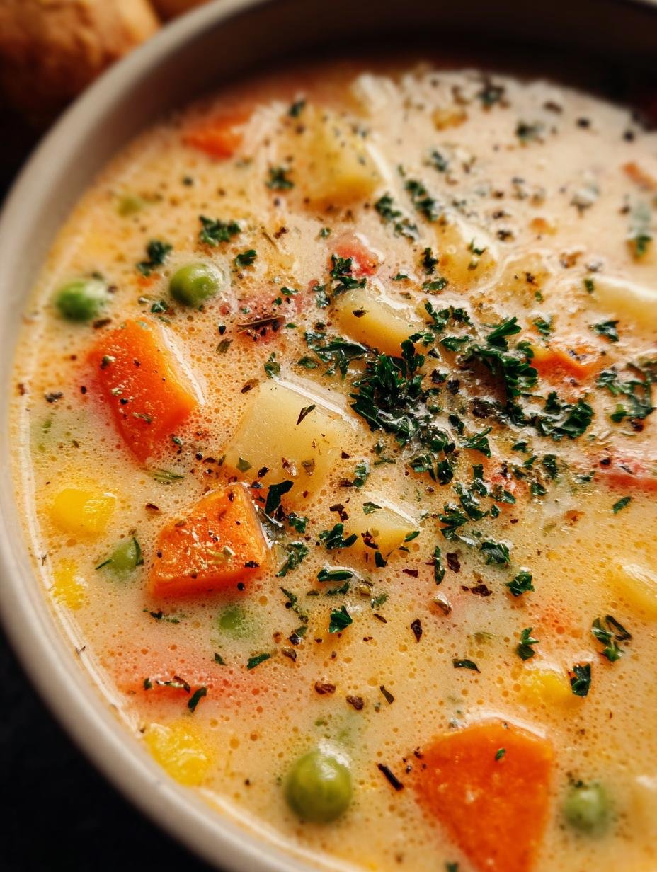 Creamy Vegetable Soup: 1 Amazing Comfort Bowl 3 Creamy Vegetable Soup: 1 Amazing Comfort Bowl - Creamy Vegetable Soup - additional detail