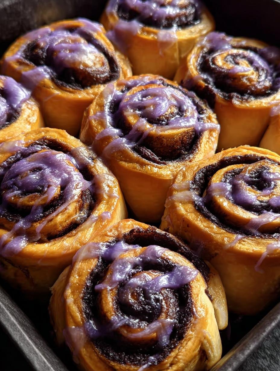 Scary Good Halloween Cinnamon Rolls with 1 Secret Ingredient 3 Scary Good Halloween Cinnamon Rolls with 1 Secret Ingredient - Halloween Cinnamon Rolls - additional detail