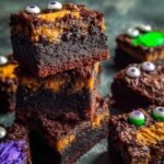 Halloween Monster Brownies