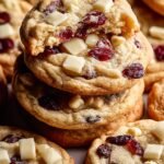 Indulge Soft Baked White Chocolate Cranberry Cookies 4 Indulge Soft Baked White