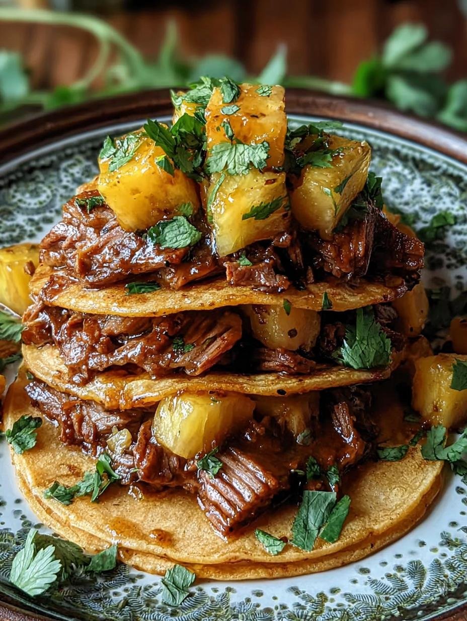 Pastor Tacos Pineapple: Flavorful & Easy Recipe 2 Pastor Tacos Pineapple: Flavorful & Easy Recipe - Pastor Tacos Pineapple - additional detail