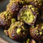 Pistachio Chocolate Balls