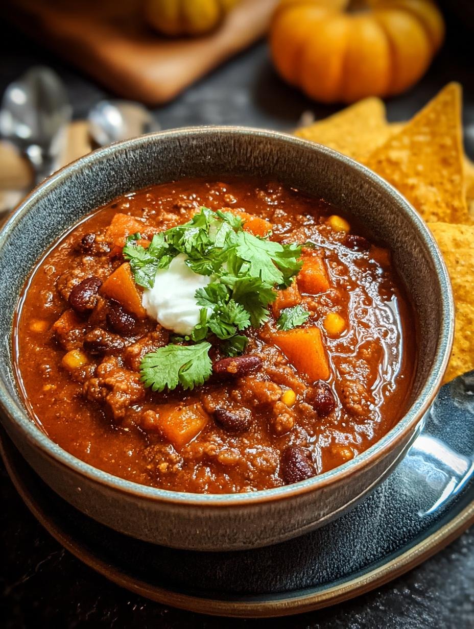 Perfect Pumpkin Chili: 1 Cozy Fall Meal 2 Perfect Pumpkin Chili: 1 Cozy Fall Meal - Pumpkin Chili - additional detail