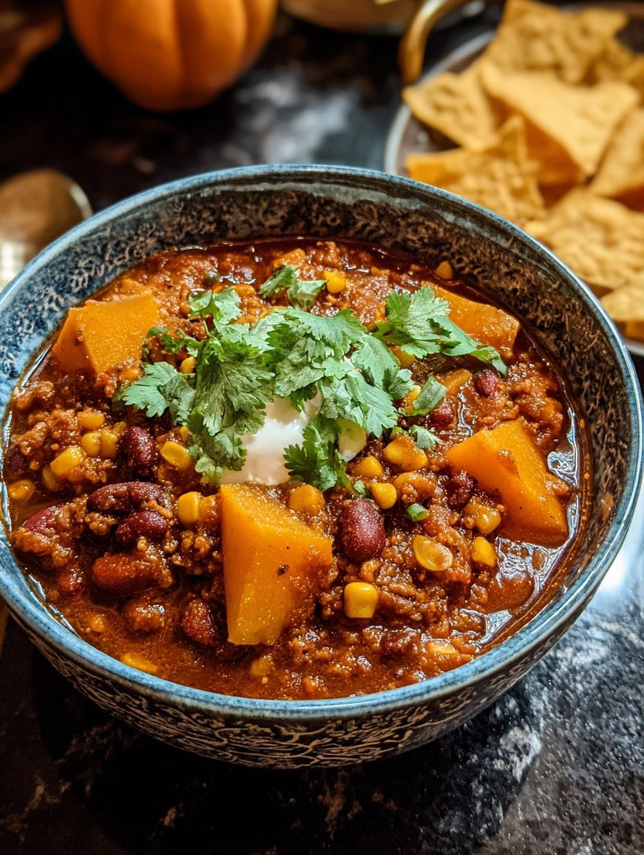 Perfect Pumpkin Chili: 1 Cozy Fall Meal 1 Pumpkin Chili