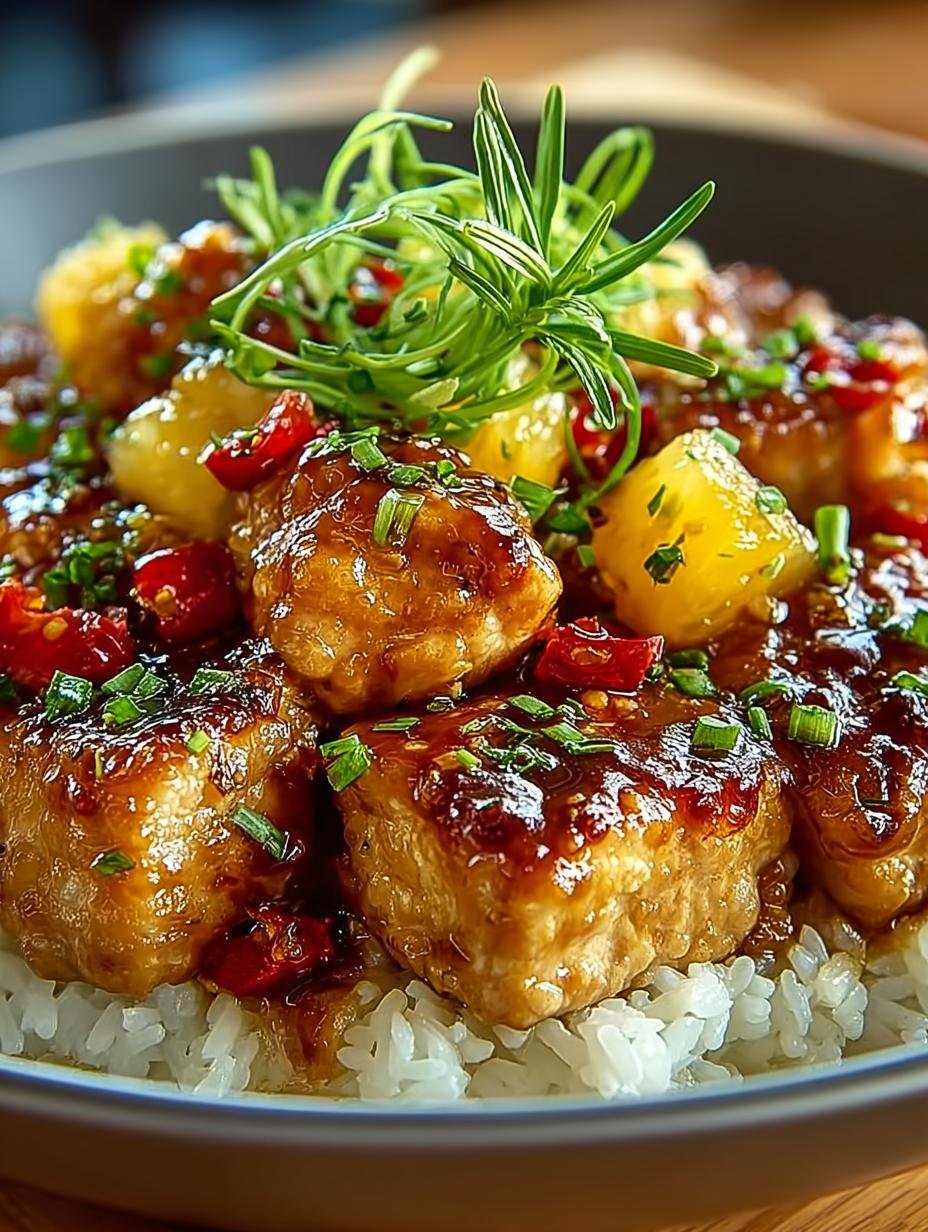 Sweet Savory Pineapple Chicken: 7 Irresistible Flavors 1 Sweet Savory Pineapple Chicken