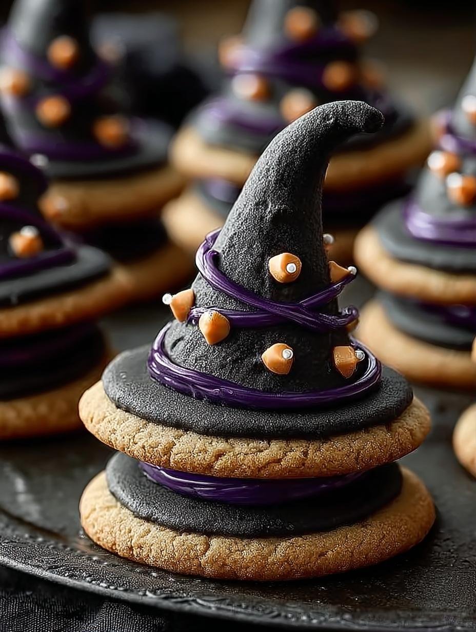 Witch Hat Halloween Cookies: 5 Spooky-Cute Treats 3 Witch Hat Halloween Cookies: 5 Spooky-Cute Treats - Witch Hat Halloween Cookies - additional detail