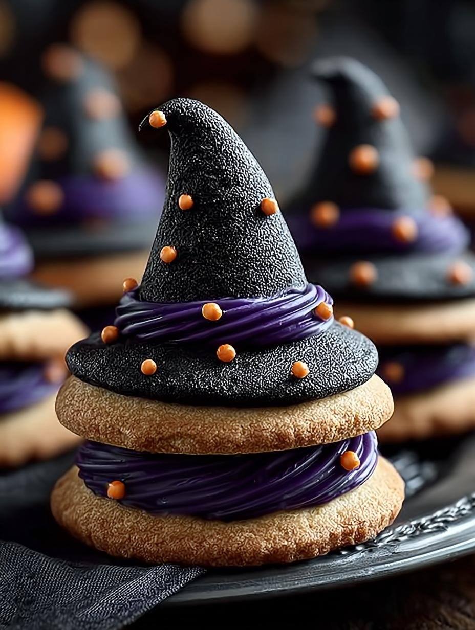Witch Hat Halloween Cookies: 5 Spooky-Cute Treats 1 Witch Hat Halloween Cookies