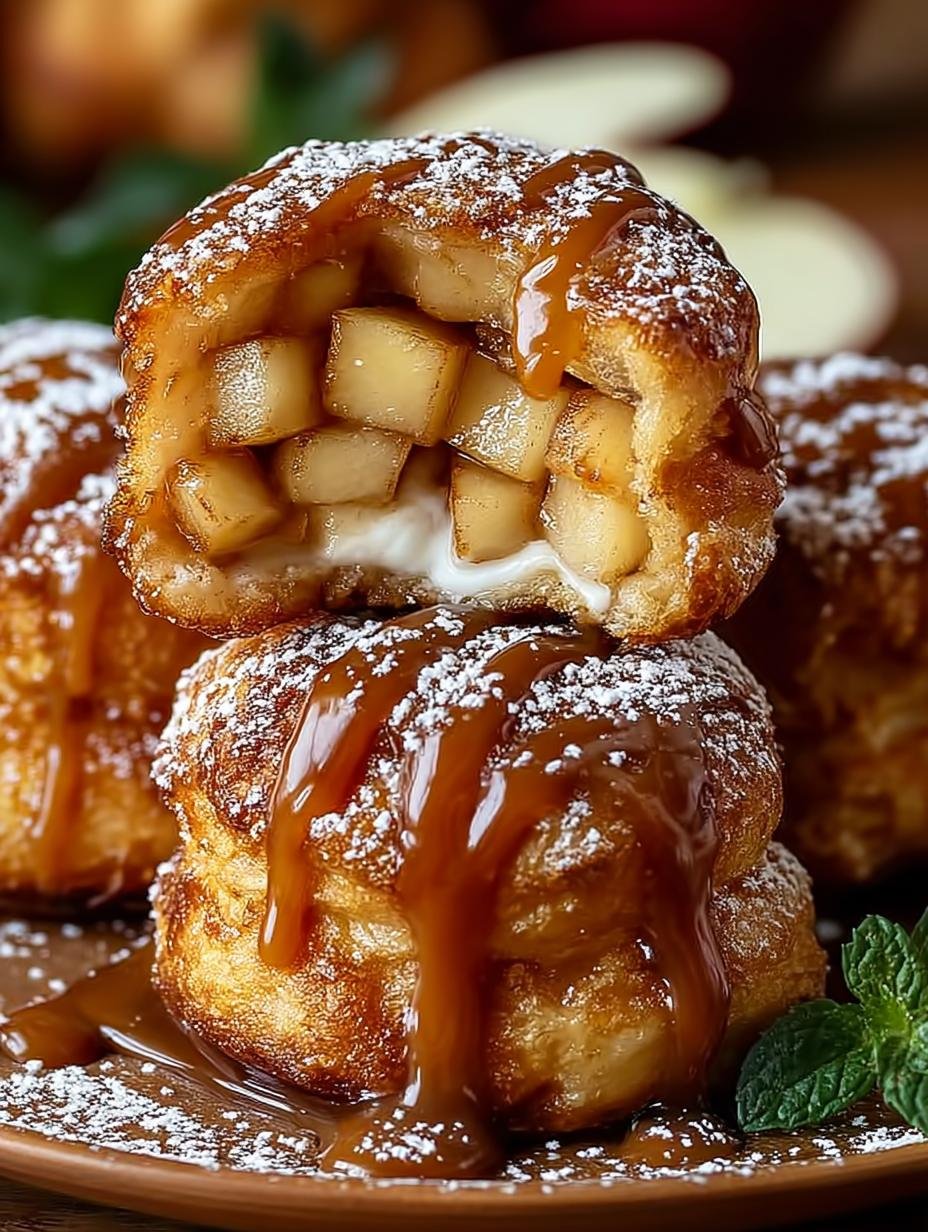 Simple Caramel Apple Pie Bombs: 7 Irresistible Treats 3 Simple Caramel Apple Pie Bombs: 7 Irresistible Treats - Caramel Apple Pie Bombs - additional detail