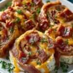 Cheddar Beef Bacon Ranch: 5 Irresistible Pinwheel Recipes 4 Cheddar Beef Bacon Ranch