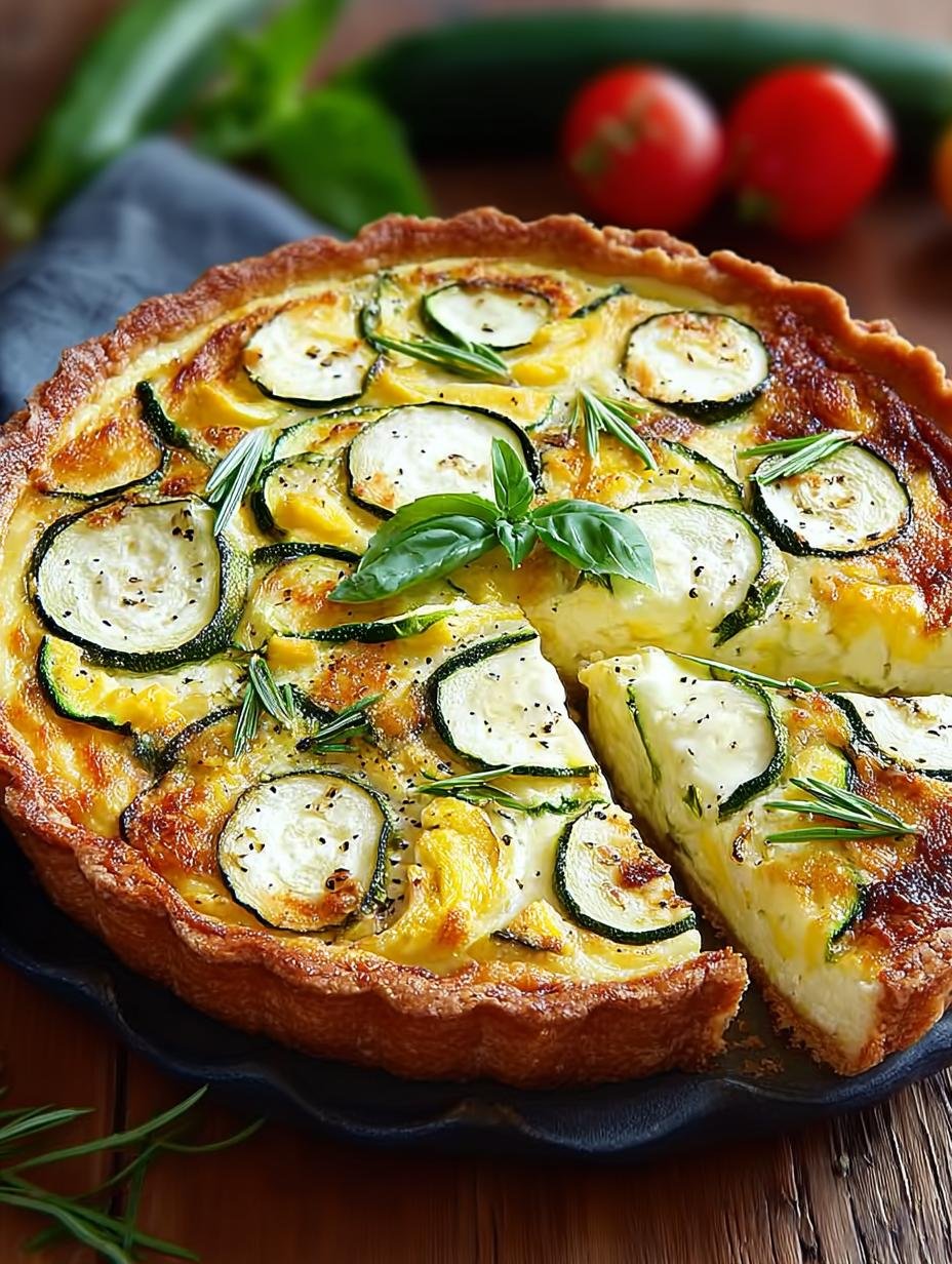 Flavor-Packed Corn Zucchini Goat Cheese Quiche Recipe 3 Flavor-Packed Corn Zucchini Goat Cheese Quiche Recipe - Corn Zucchini Goat Cheese - additional detail