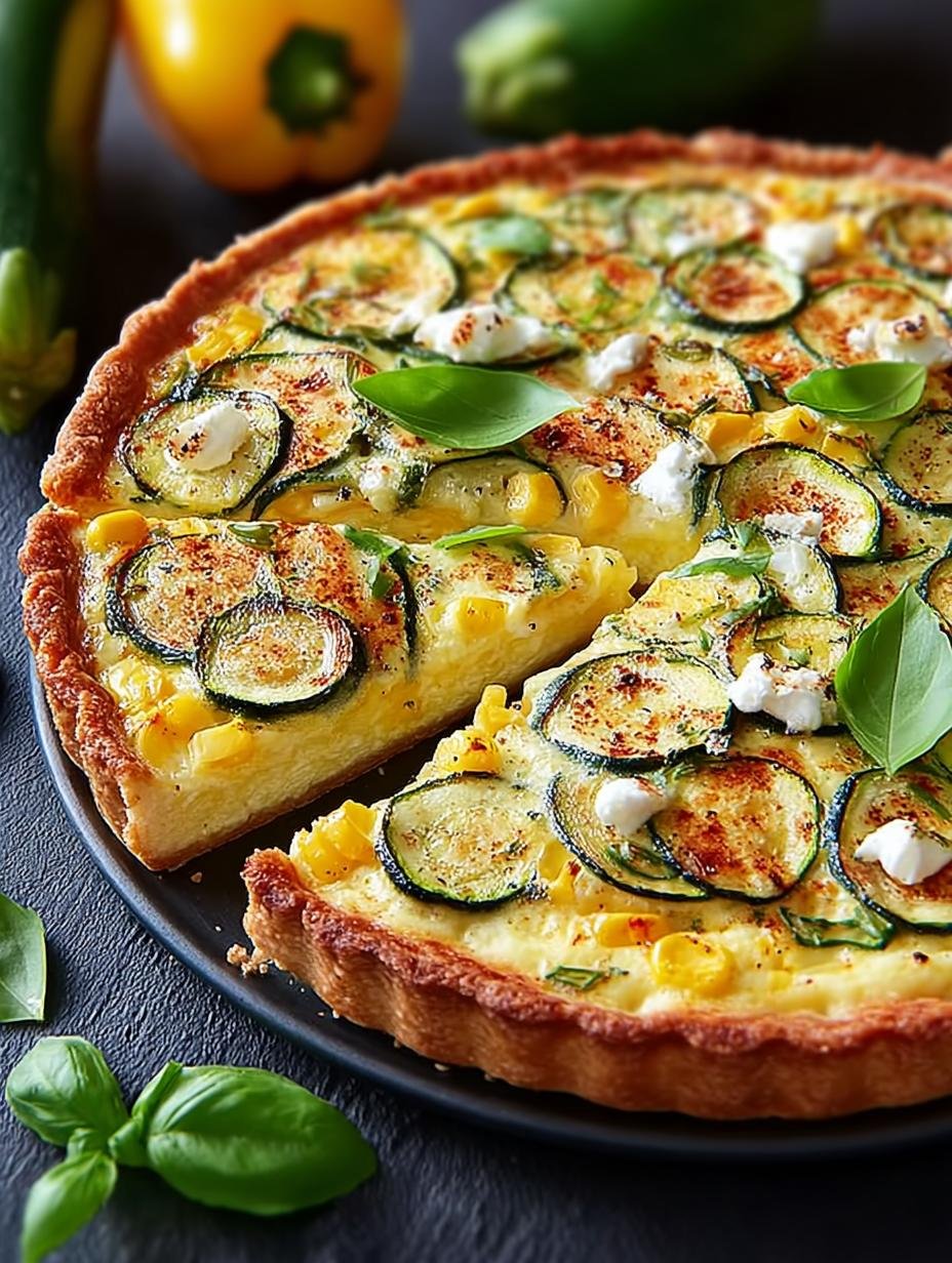 Flavor-Packed Corn Zucchini Goat Cheese Quiche Recipe 1 Corn Zucchini Goat Cheese
