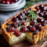 Cranberry Brie Tart with