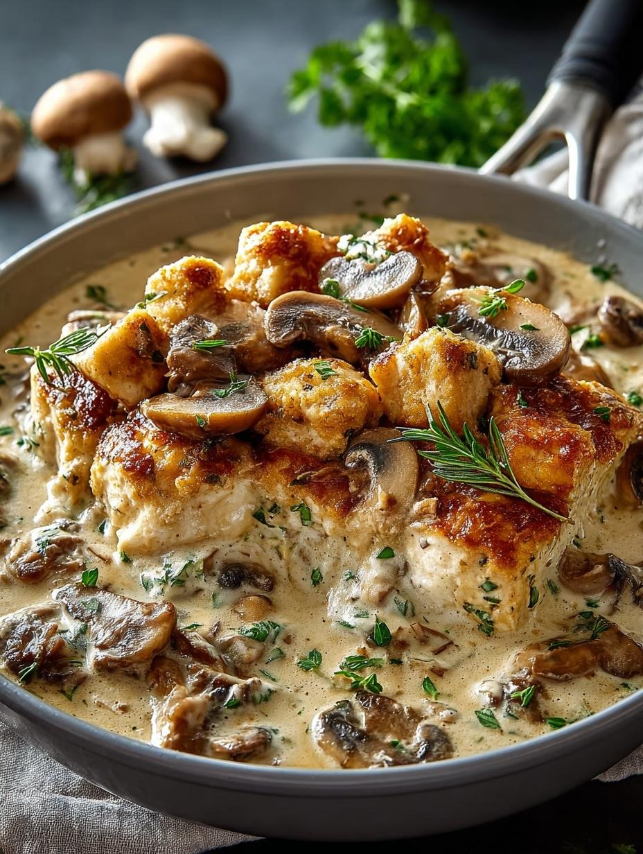 Creamy Chicken Mushroom: 7 Comforting One-Pan Recipes - Creamy Chicken Mushroom - additional detail