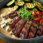 Irresistible Grilled Steak Bowl with Creamy Sauce 4 Grilled Steak Bowl with