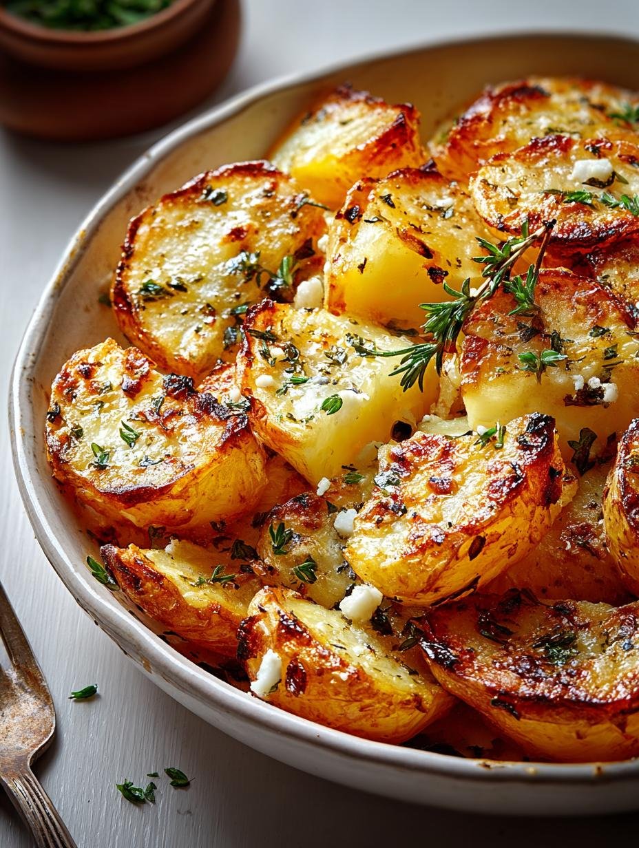 Irresistible Greek Potatoes with Lemon and Garlic 1 Irresistible Greek Potatoes with