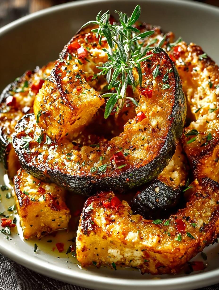 Parmesan Herb Roasted Acorn: 5 Irresistible Ways to Enjoy - Parmesan Herb Roasted Acorn - additional detail