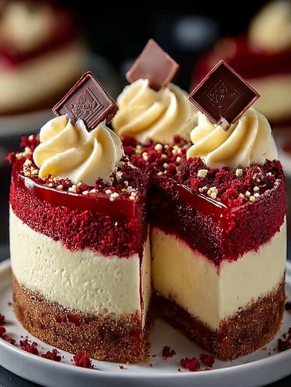 Decadent Red Velvet Cheesecake for a Sweet Treat 1 Red Velvet Cheesecake
