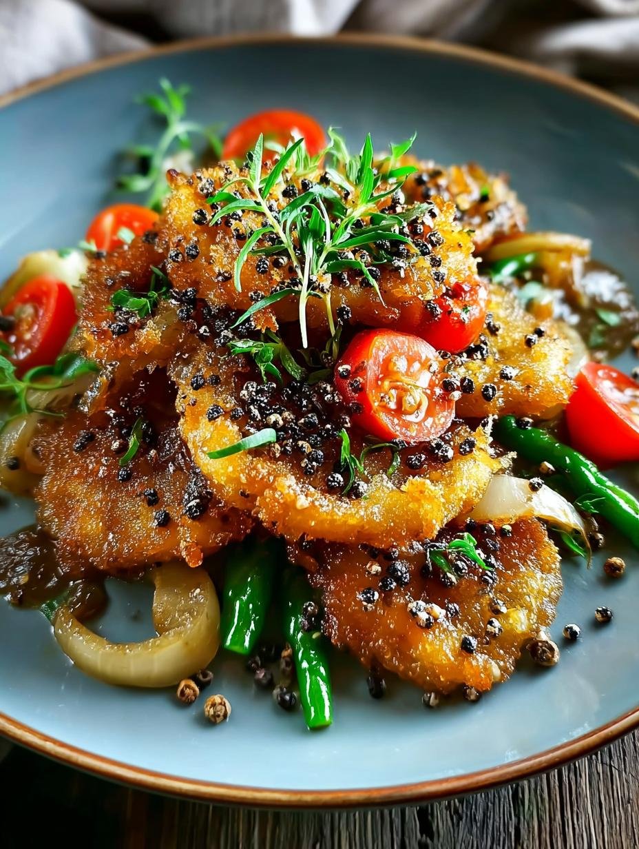 Vegan Crispy Black Pepper Cauliflower Steaks That Wow 2 Vegan Crispy Black Pepper Cauliflower Steaks That Wow - Vegan Crispy Black Pepper - main visual representation