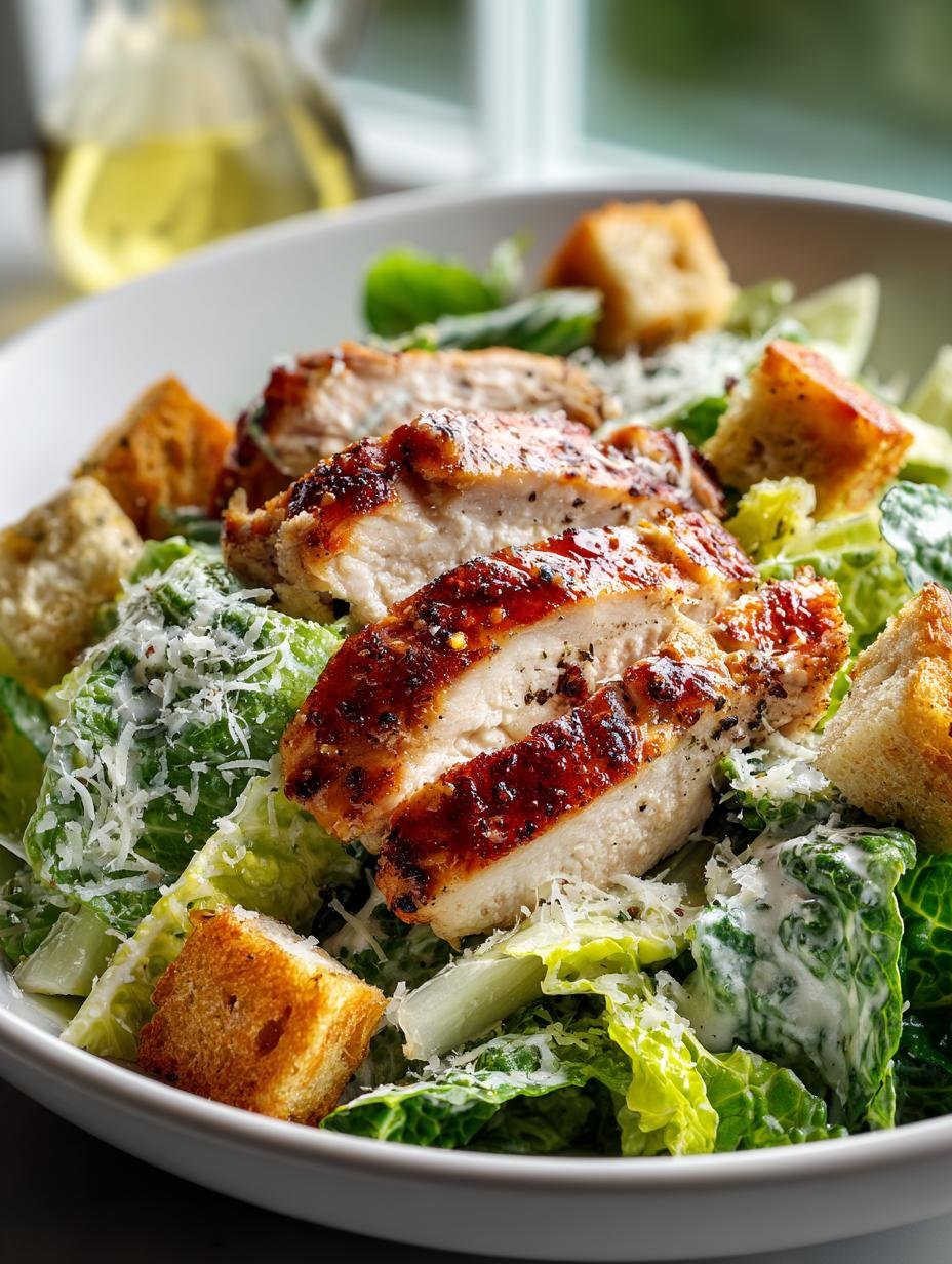 Chicken Caesar Salad: 5 Easy Steps to Perfection - Chicken Caesar Salad - main visual representation