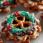 Chocolate Pretzel Wreaths: 5 Festive Ideas to Try 2 Chocolate Pretzel Wreaths