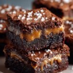 Chocolate Salted Butterscotch Brownies