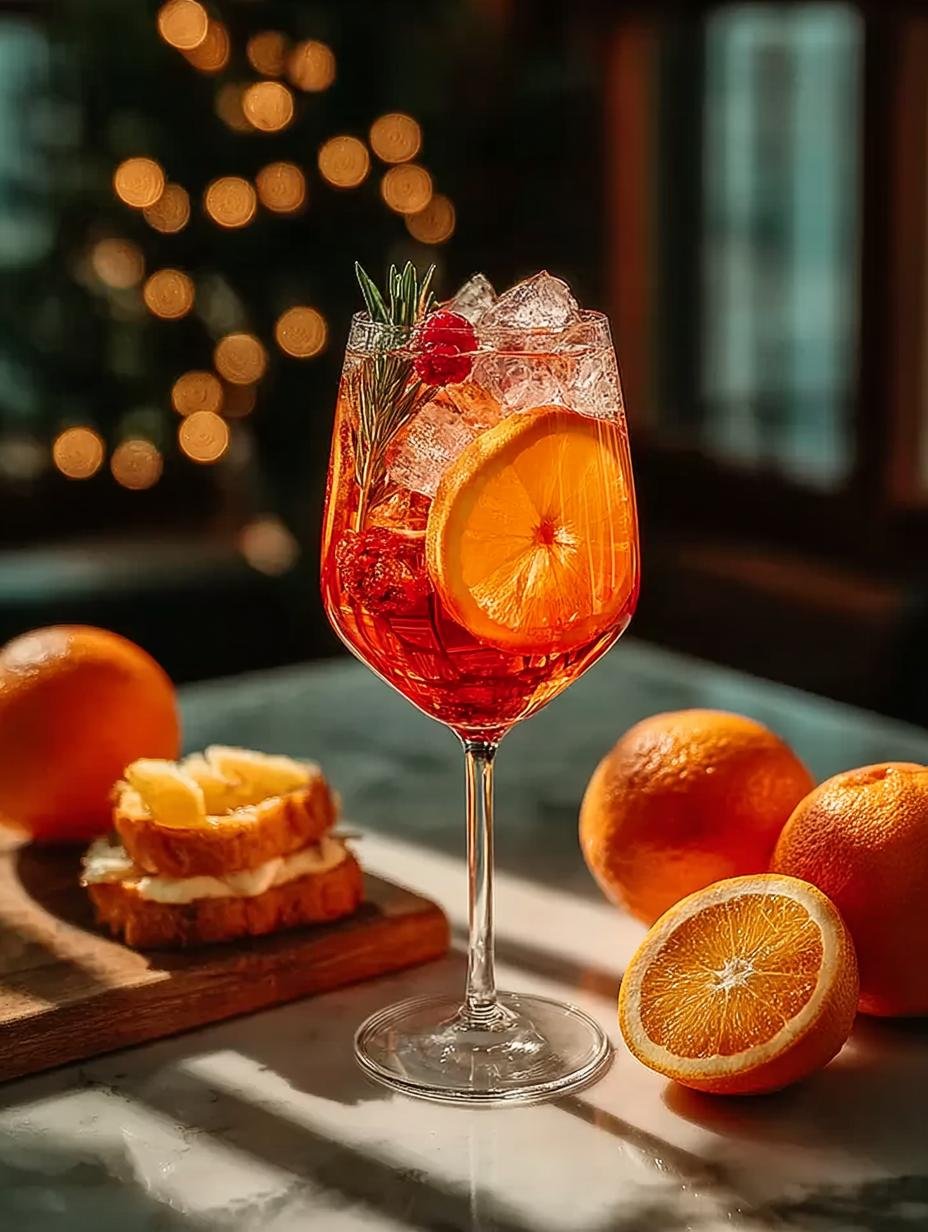Christmas Aperol Spritz: 5 Festive Variations to Try 2 Christmas Aperol Spritz: 5 Festive Variations to Try - Christmas Aperol Spritz - main visual representation