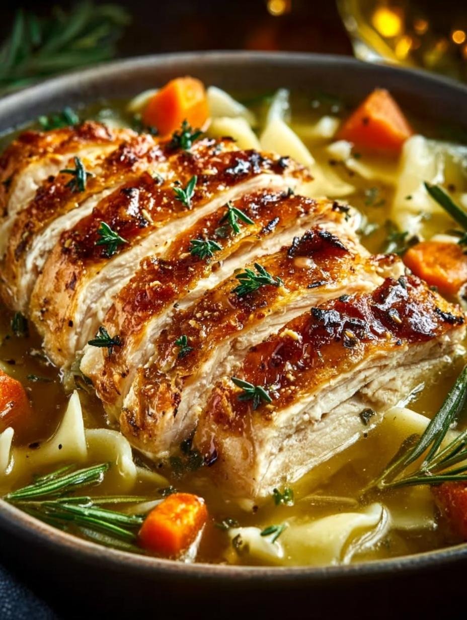 Comforting Leftover Rotisserie Chicken Noodle Soup Recipe 1 Comforting Leftover Rotisserie Chicken