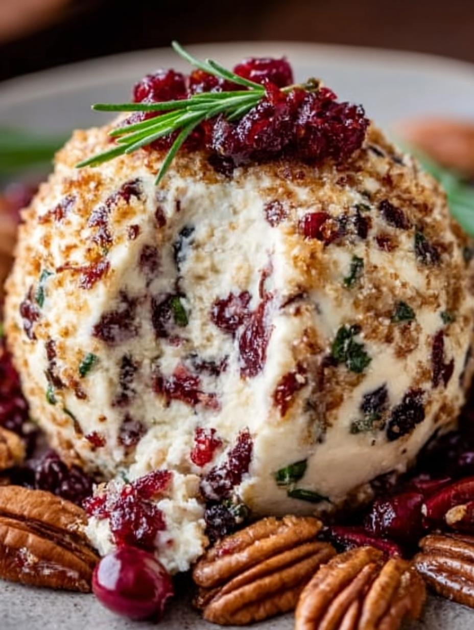 Cranberry Pecan Cheese Ball: 5 Amazing Serving Ideas 2 Cranberry Pecan Cheese Ball: 5 Amazing Serving Ideas - Cranberry Pecan Cheese Ball - main visual representation