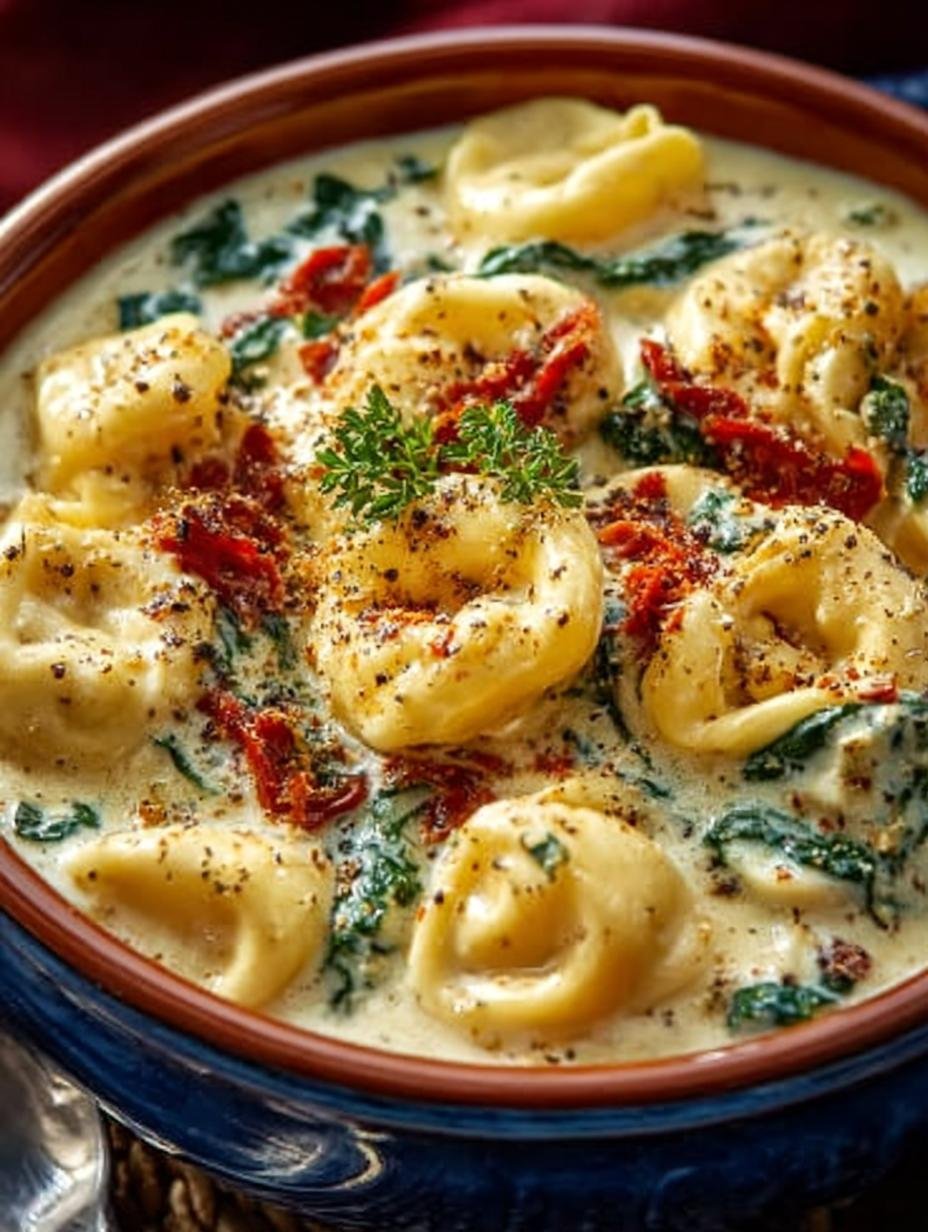 Creamy Tuscan Garlic Tortellini: 5 Irresistible Reasons to Try - Creamy Tuscan Garlic Tortellini - main visual representation