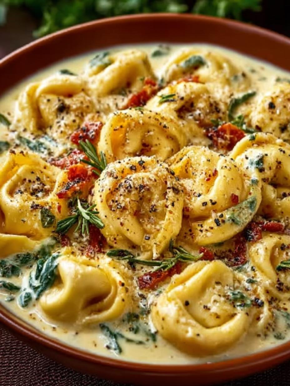 Creamy Tuscan Garlic Tortellini: 5 Irresistible Reasons to Try - Creamy Tuscan Garlic Tortellini - additional detail