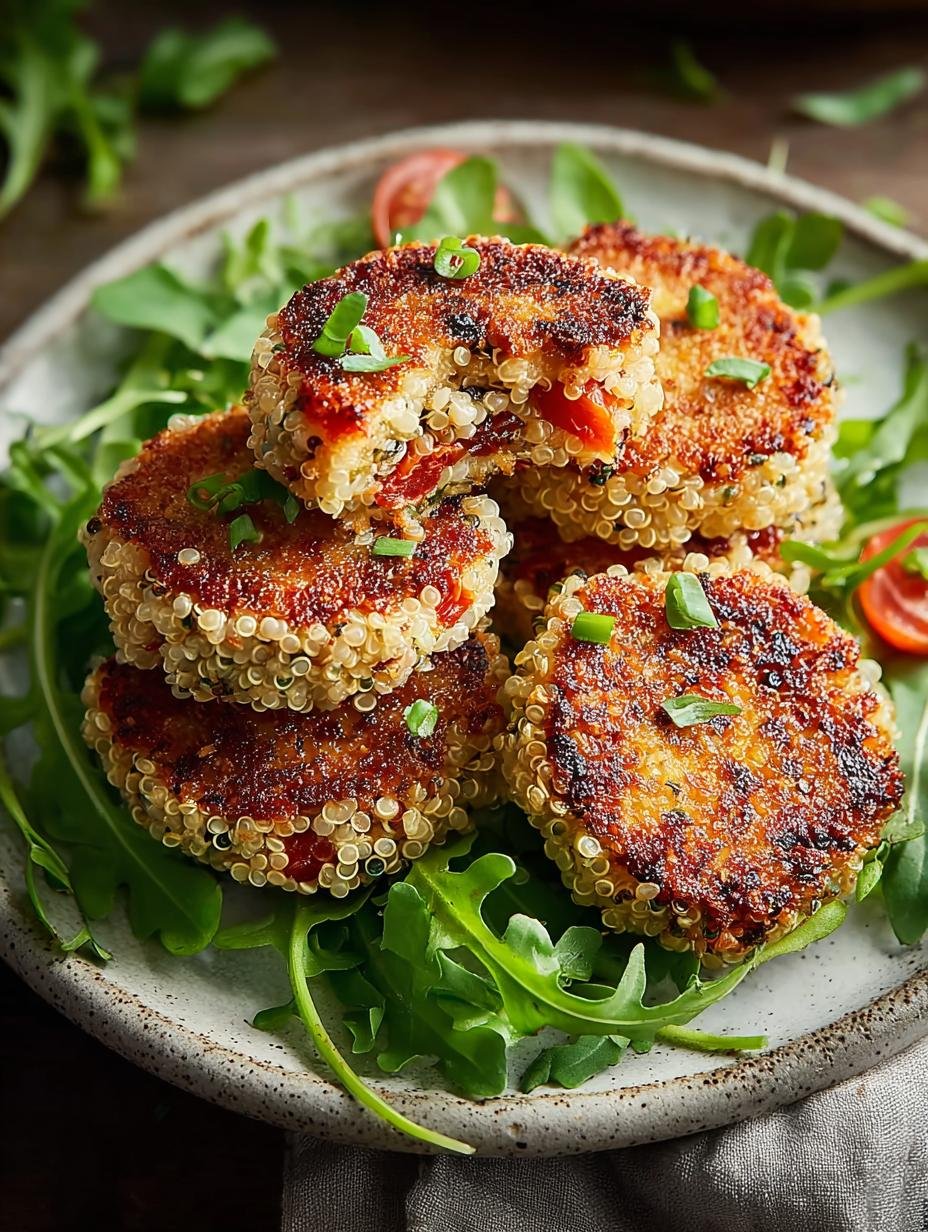 Crispy Quinoa Patties: 6 Irresistible Meatless Delights 2 Crispy Quinoa Patties: 6 Irresistible Meatless Delights - Crispy Quinoa Patties - main visual representation