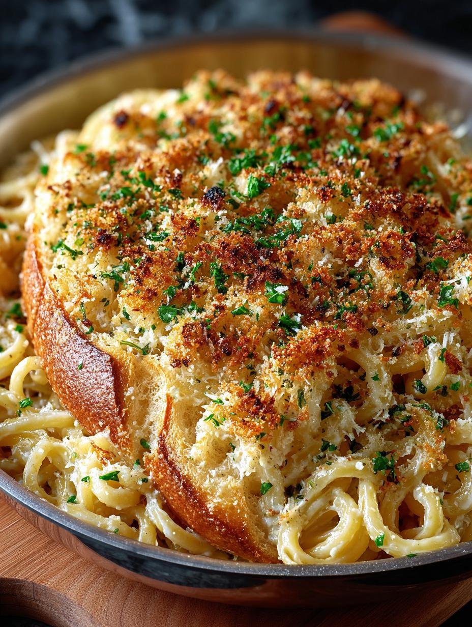 Garlic Bread Pasta: 5 Irresistible Ways to Enjoy It 3 Garlic Bread Pasta: 5 Irresistible Ways to Enjoy It - Garlic Bread Pasta - additional detail