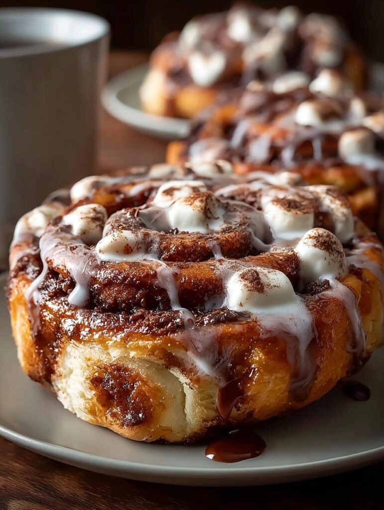 Hot Cocoa Cinnamon Rolls