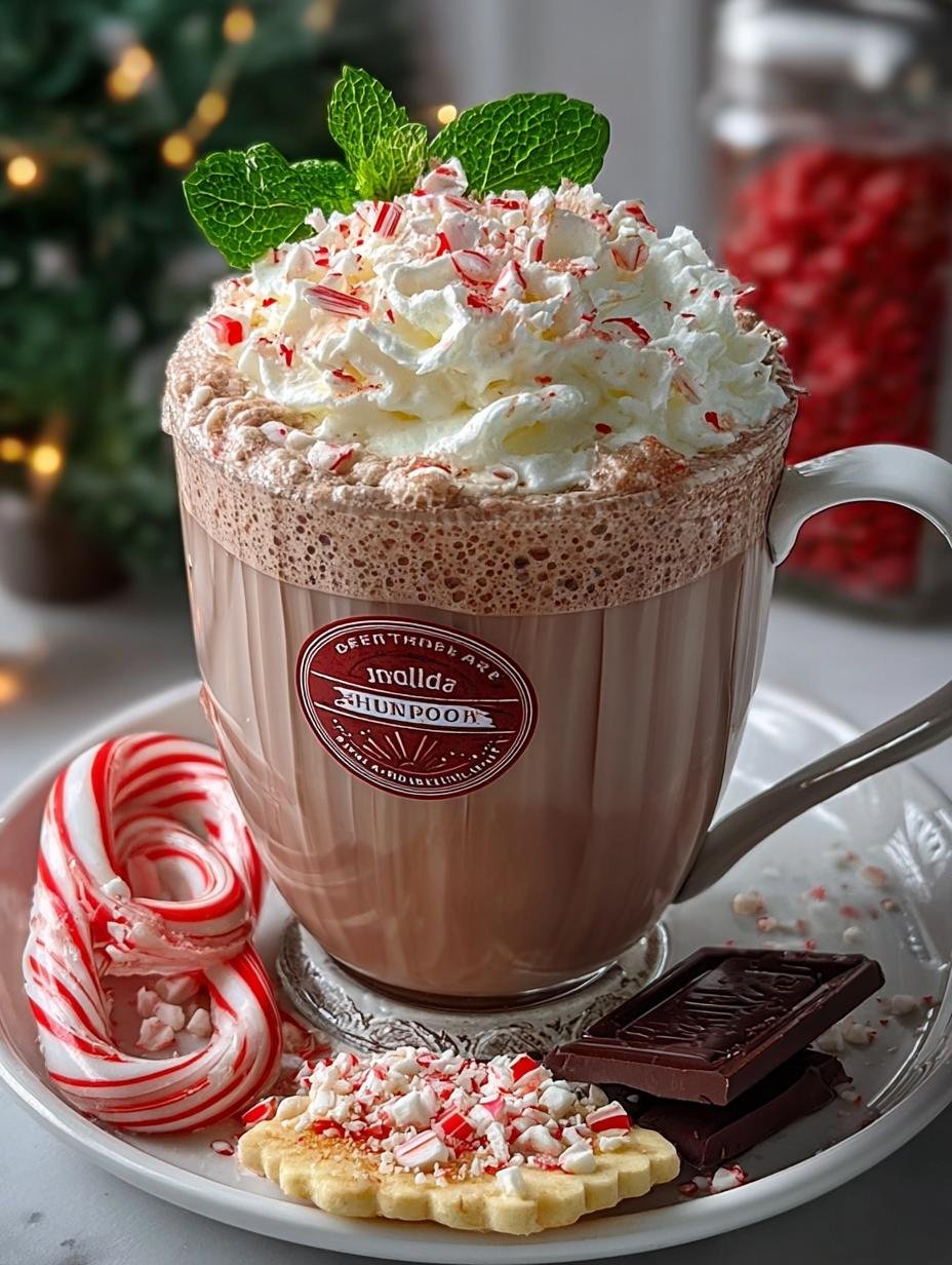Indulge Frozen Peppermint Hot Chocolate Delight 1 Indulge Frozen Peppermint Hot