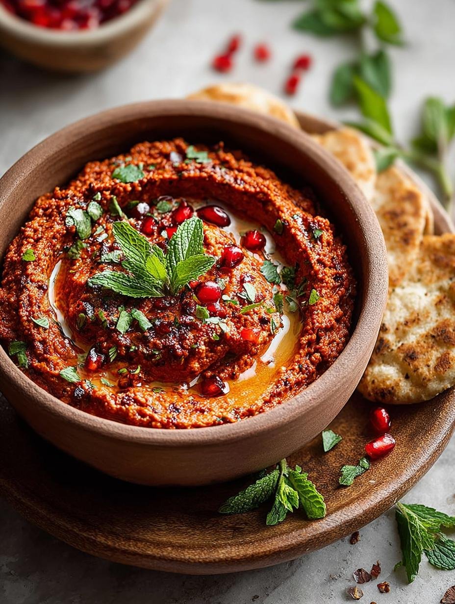 Muhammara Roasted Red Pepper: 7 Irresistible Reasons to Love It 3 Muhammara Roasted Red Pepper: 7 Irresistible Reasons to Love It - Muhammara Roasted Red Pepper - additional detail