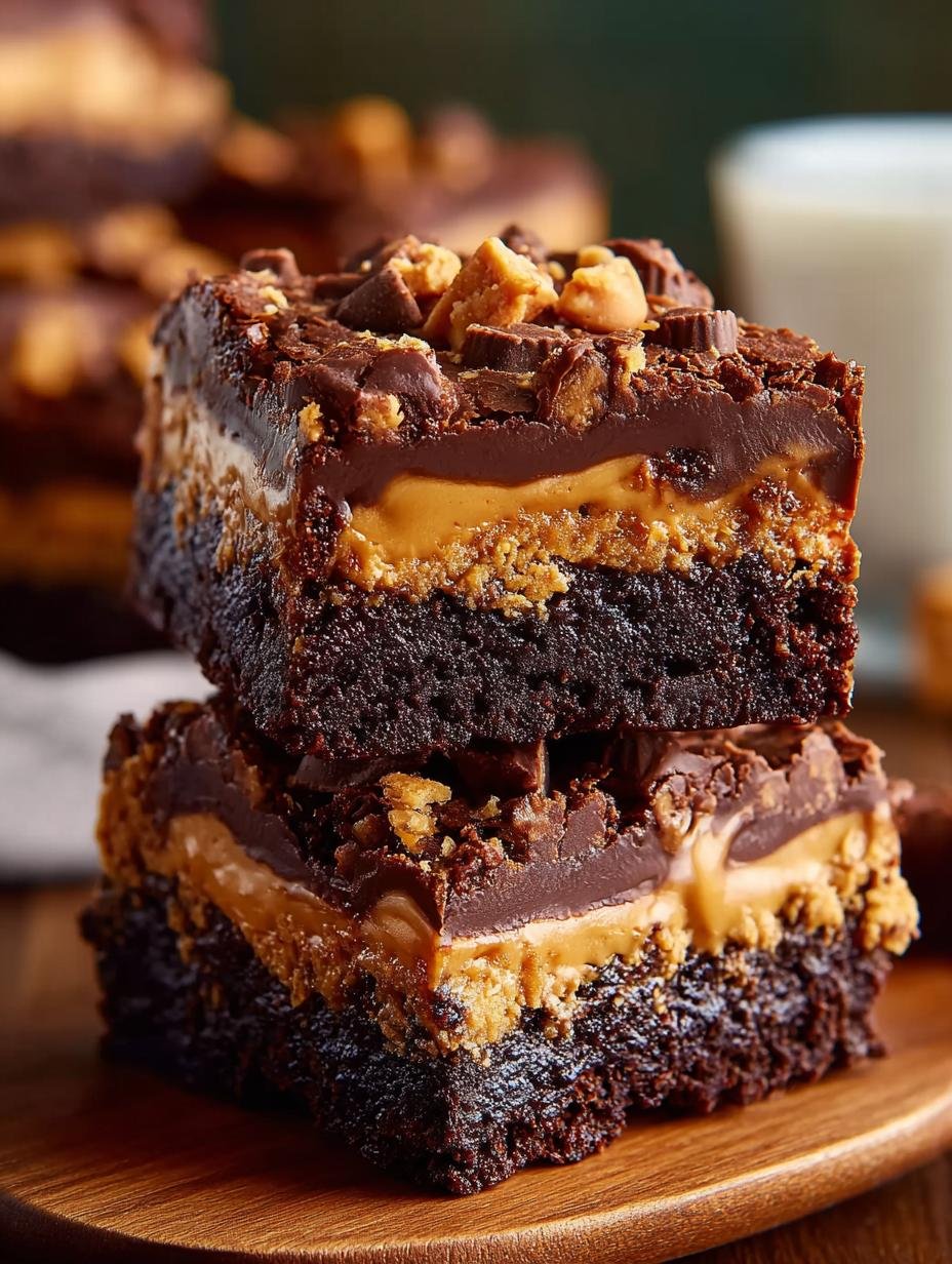 Irresistible Reeses Brownie: 12 Layers of Delight 1 Reeses Brownie