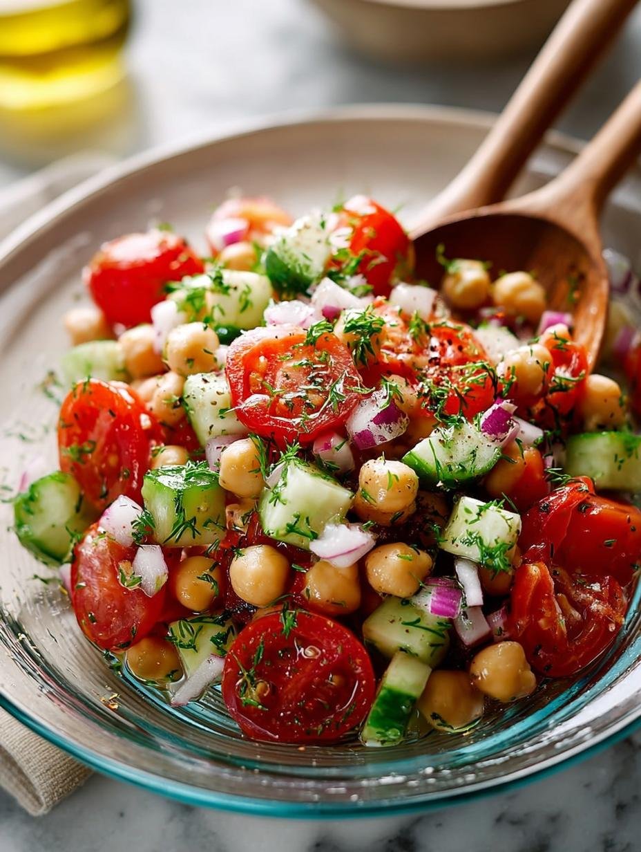 Refreshing Chickpea Salad with
