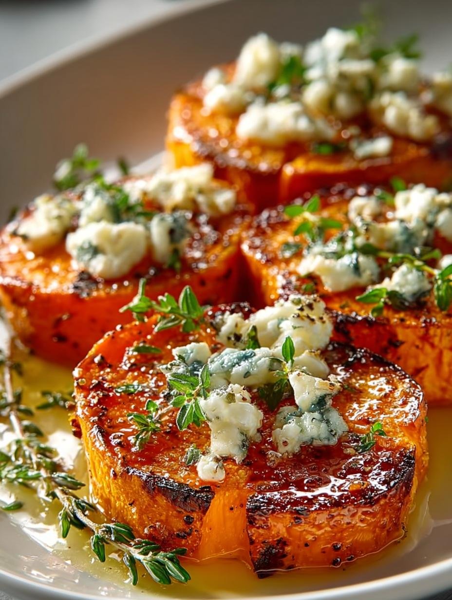 Delicious Roasted Sweet Potato Rounds with Honey Feta 2 Delicious Roasted Sweet Potato Rounds with Honey Feta - Roasted Sweet Potato Rounds - main visual representation